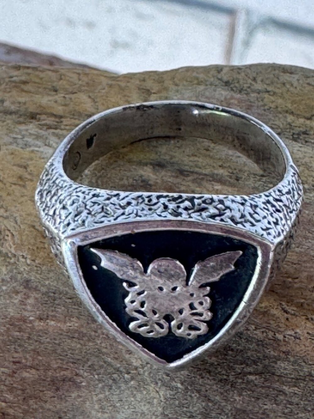 Potter Sterling Silver Cthulhu Signet Ring Unisex Size 7 Gothic Fantasy 925